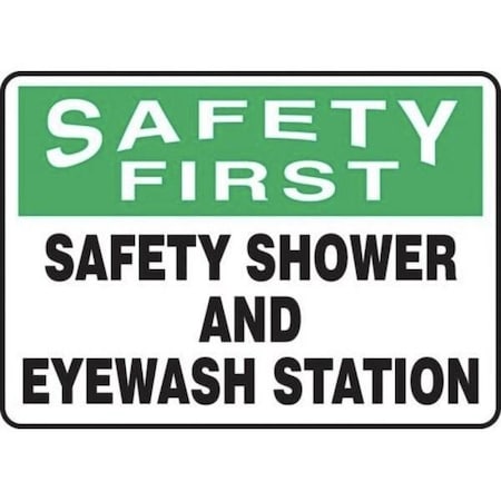Accuform OSHA SAFETY FIRST SAFETY SIGN MFSD910VS MFSD910VS